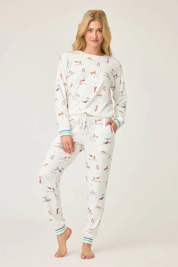 PJ Salvage Catletics Long Sleeve Top + Catletics Banded Pant